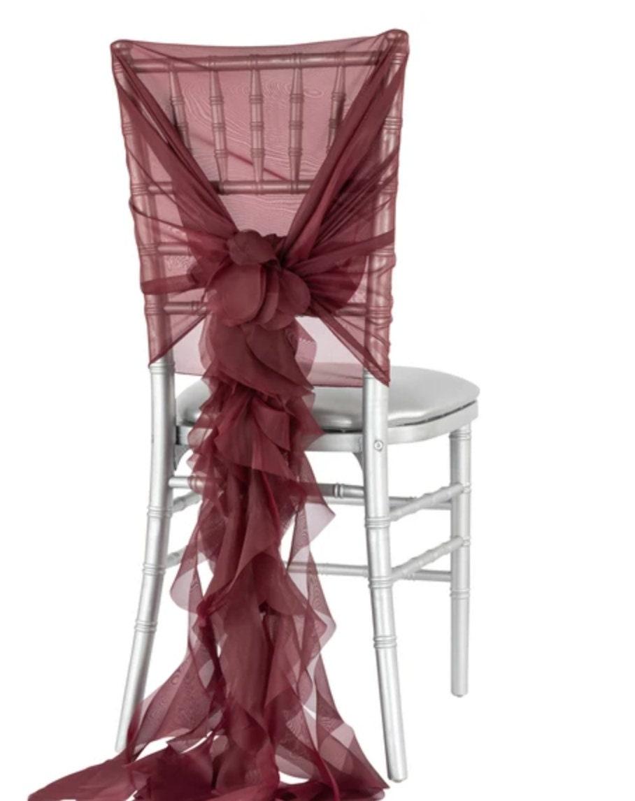 Satin Chair Covers for Weddings, Baby Shower, Quinceaneras, Sweet 16 - Decotree.co Online Shop