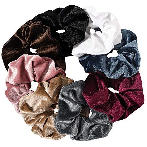 Scrunchies Hair Ties Accessories for Girls Women's Hair Big Velvet Cute Scrunchy Large Jumbo Giant Huge Scrunchie Bulk Pack Hairbands For Thick Curly Hair - Decotree.co Online Shop