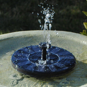 Solar Garden Fountain Solar Powered Fountain Pump for Bird Bath, Garden - Decotree.co Online Shop