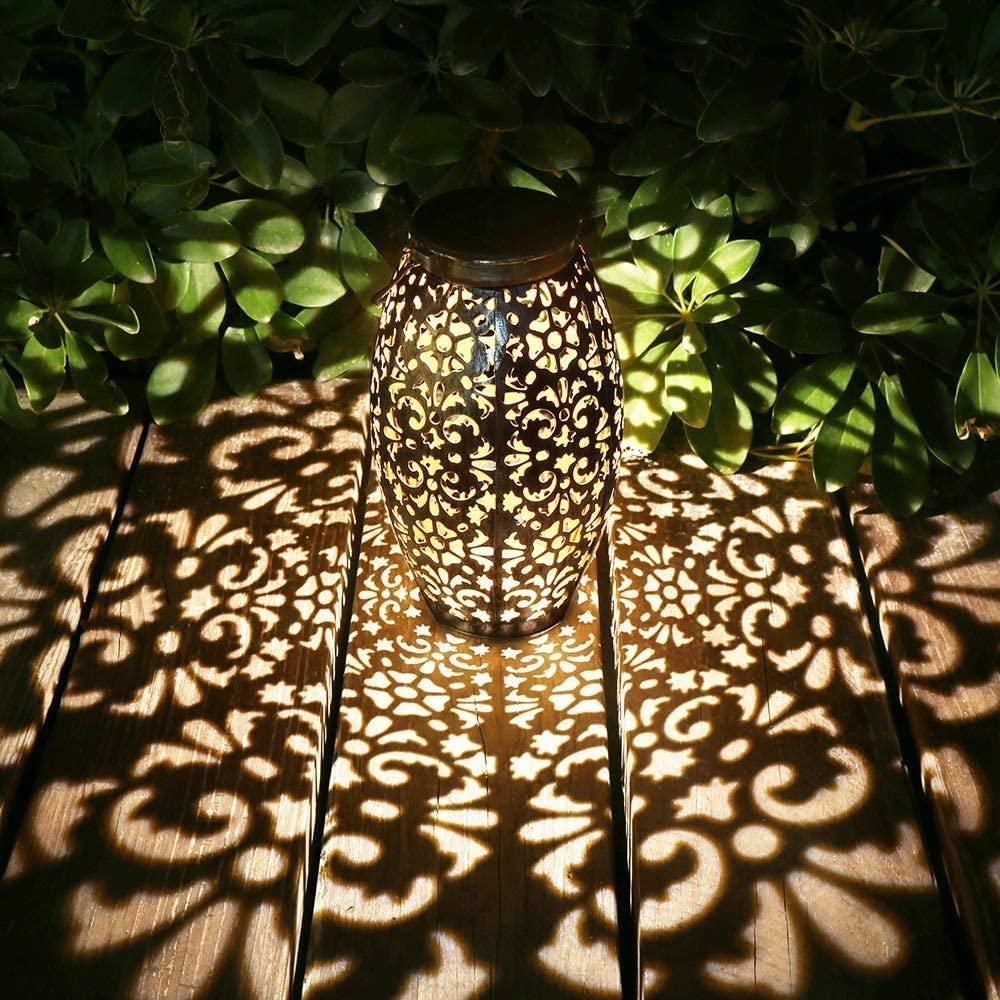 Solar Lantern Lights for Hanging or Table Outdoor Solar Light for Patio Courtyard Garden - Decotree.co Online Shop