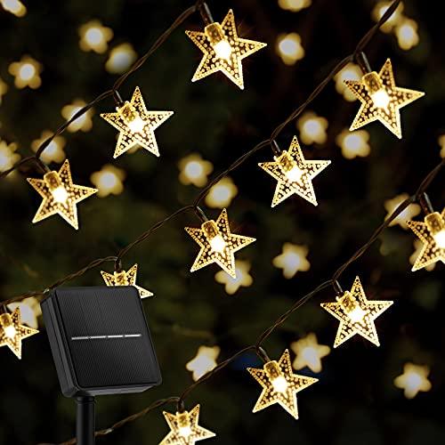 Solar Star String Lights Outdoor 39 Ft 100 LED,8 Lighting Modes Twinkle Fairy Lights - Decotree.co Online Shop