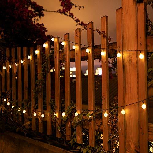 Solar String Lights Outdoor 60 Led Crystal Globe Lights with 8 Lighting Modes - Decotree.co Online Shop