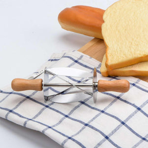 Stainless Steel Croissant Cutter Rolling Pin - Decotree.co Online Shop