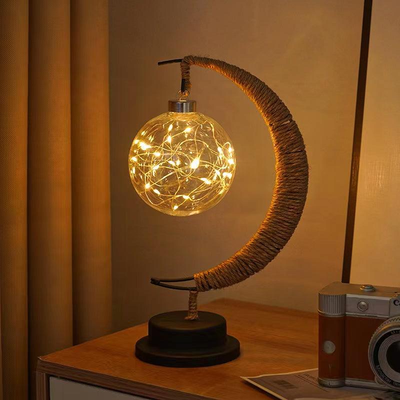 The Enchanted Lunar Lamp - LED Moon Lamp Night Light Galaxy Lamp, Hanging Moon Lamp - Decotree.co Online Shop