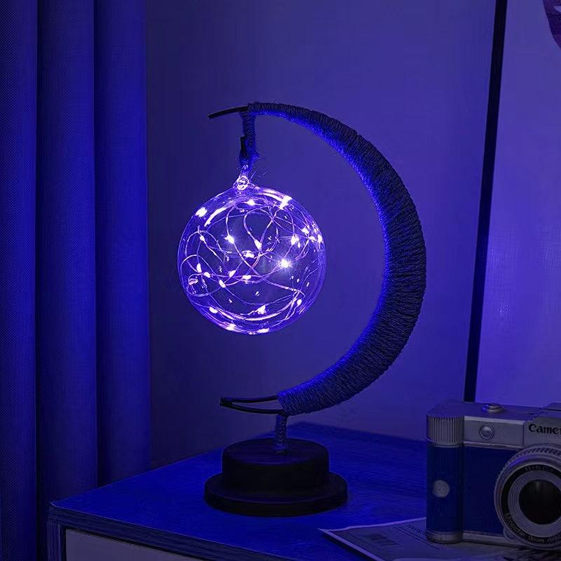 The Enchanted Lunar Lamp - LED Moon Lamp Night Light Galaxy Lamp, Hanging Moon Lamp - Decotree.co Online Shop