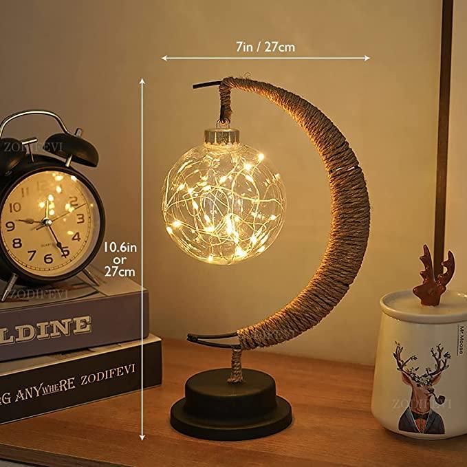 The Enchanted Lunar Lamp - LED Moon Lamp Night Light Galaxy Lamp, Hanging Moon Lamp - Decotree.co Online Shop