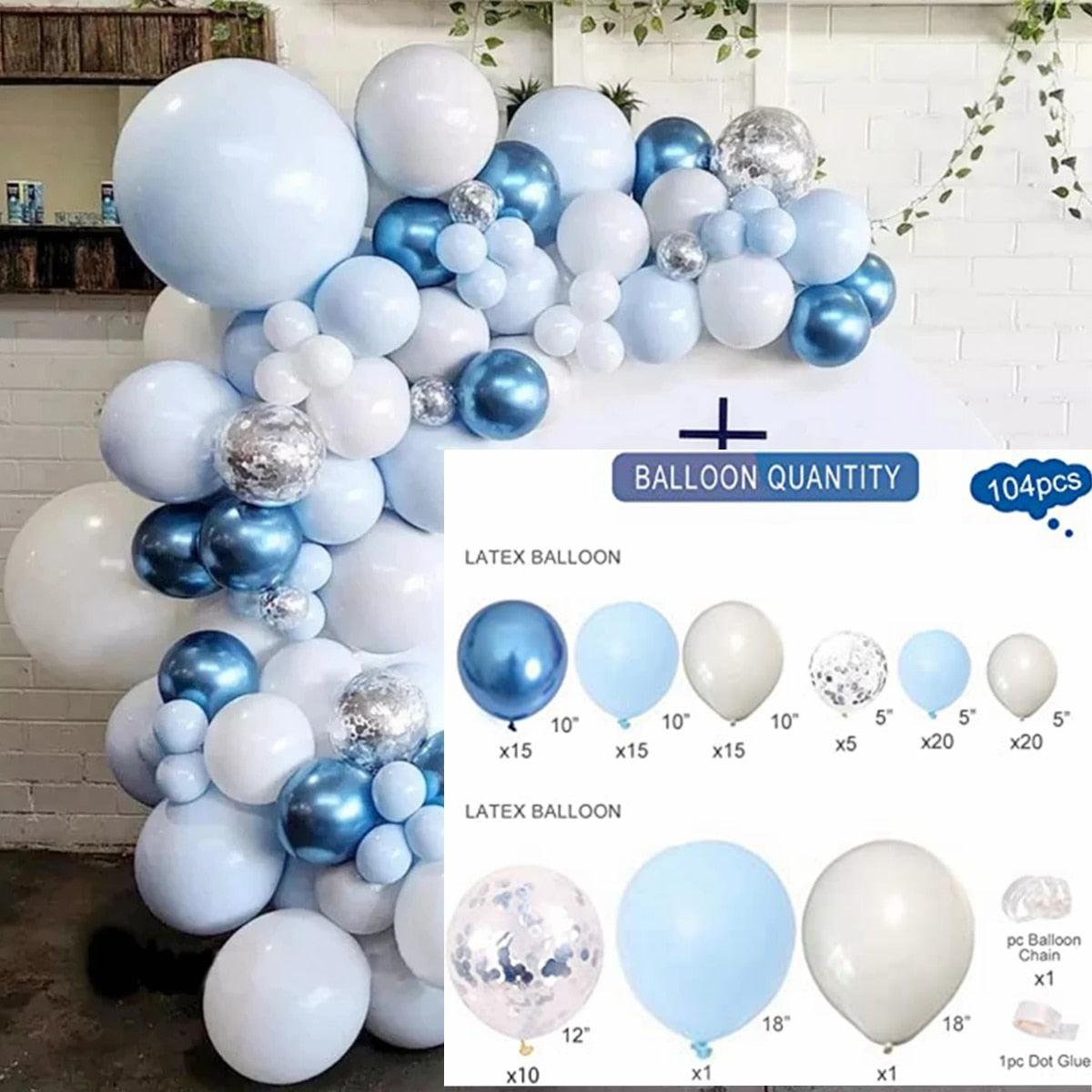 The Most Popular 60 Balloon Garland Arch Wedding Birthday Balloons Decorations - Decotree.co Online Shop