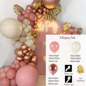 The Most Popular 60 Balloon Garland Arch Wedding Birthday Balloons Decorations - Decotree.co Online Shop