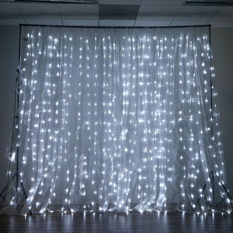 Twinkle Star 300 LED Window Curtain String Light For Garden - Decotree.co Online Shop