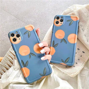 Vintage Oranges iPhone 13 12 11 Pro Max case iPhone 13 12 mini case iPhone XR case iPhone XS Max Case iPhone 7 Plus 8 Plus - Decotree.co Online Shop