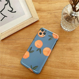 Vintage Oranges iPhone 13 12 11 Pro Max case iPhone 13 12 mini case iPhone XR case iPhone XS Max Case iPhone 7 Plus 8 Plus - Decotree.co Online Shop