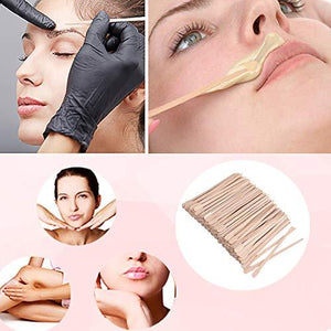 Wax Spatulas 400 Packs Small Wooden Waxing Applicator Sticks Face & Eyebrows Hair Removal Sticks - Decotree.co Online Shop