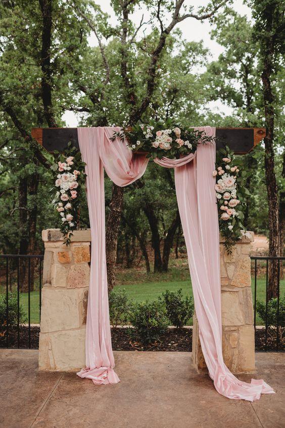 Wedding Arch Draping Fabric for Rustic Wedding Shower Decorations 2.4x20 ft - Decotree.co Online Shop