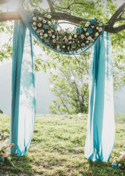 Wedding Arch Draping Fabric for Rustic Wedding Shower Decorations 2.4x20 ft - Decotree.co Online Shop