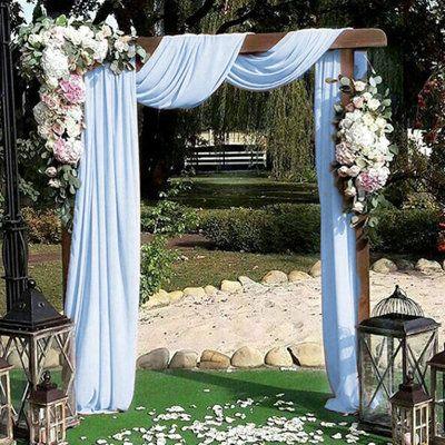 Wedding Arch Draping Fabric for Rustic Wedding Shower Decorations 2.4x20 ft - Decotree.co Online Shop