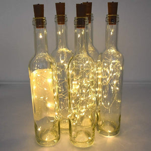 Wine Bottle Cork Lights Copper Wire String Lights Mini String Lights - Decotree.co Online Shop