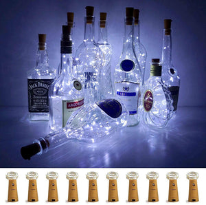 Wine Bottle Cork Lights Copper Wire String Lights Mini String Lights - Decotree.co Online Shop