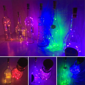 Wine Bottle Cork Lights Wine Bottle Lights with Cork Ideas - Decotree.co Online Shop