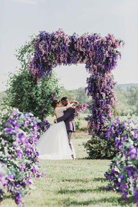 Wisteria Hanging Flowers Fake Flower Garland Artificial Wisteria Vines Wedding Party Wall Decorations - Decotree.co Online Shop