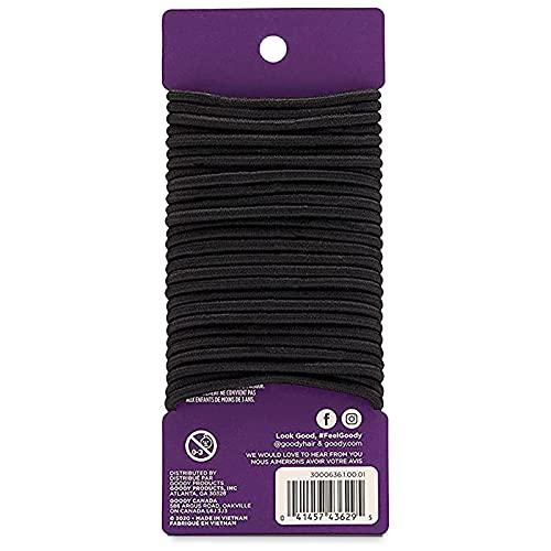 Womens Elastic Hair Tie - 27 Count, Black - 4MM for Medium Hair- Hair Accessories for Women Perfect for Long Lasting Braids, Ponytails - Decotree.co Online Shop