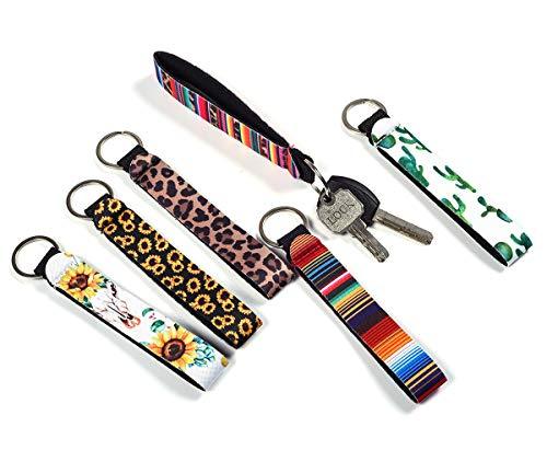 Wristlet Strap for Key, Wristlet Keychain Lanyard Holder 6 Pack - Decotree.co Online Shop